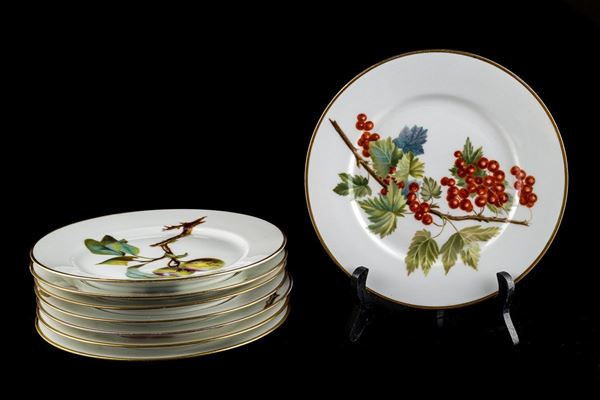 Hand painted plates. Signed L. Mani G&#232;neve