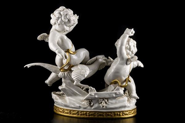 Ginori - Putti in baccanale