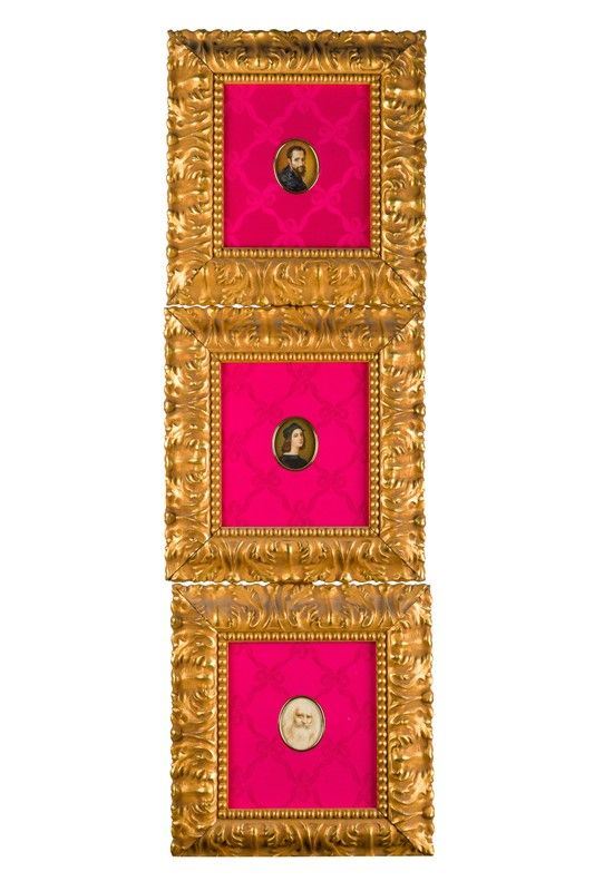 Three miniatures - signed by Cassanelli