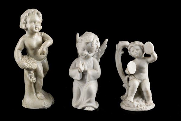 Lotto di tre statuine