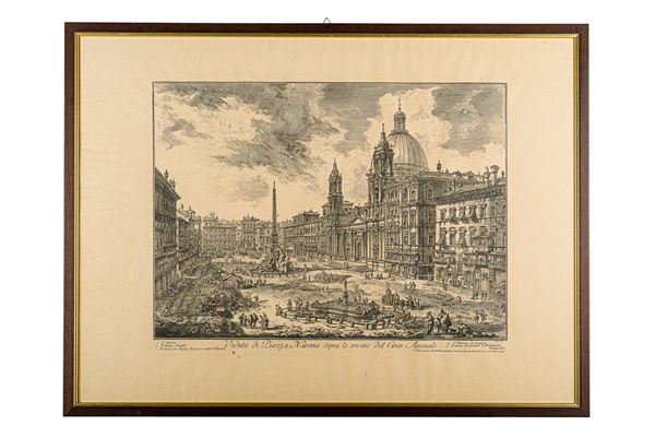 Giovanni Battista  Piranesi - Veduta di Piazza Navona