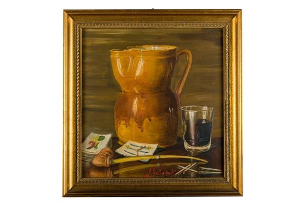 Still Life with Pipe and Matches