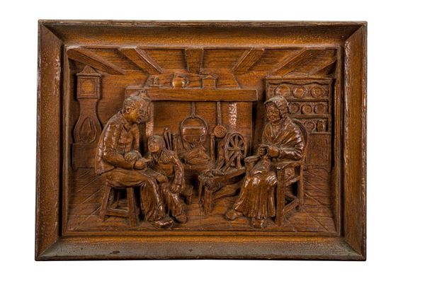 Interior with elderly