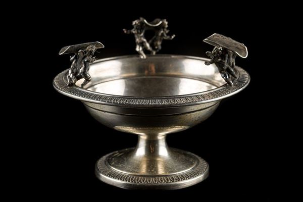 Posacenere in argento 800
