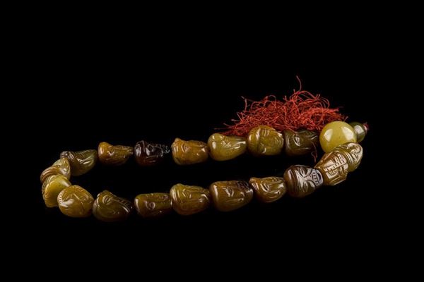 Mala in hard stone