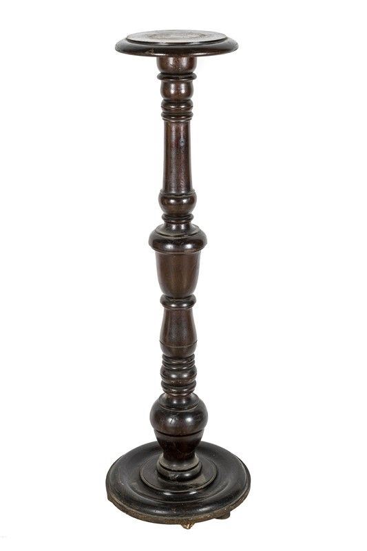 Colonna in legno ebanizzato