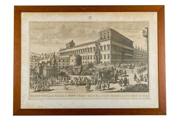Giovanni Giacomo De Rossi - Montecavallo Palais &#224; Rome