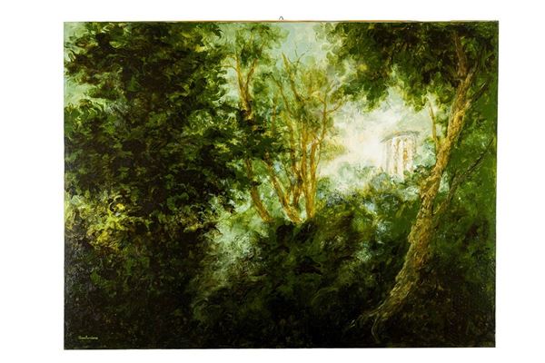 Adria Gialdini Santunione - Nature with small temple