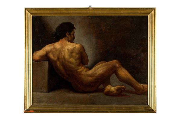 Gyula von Benczur - Male nude