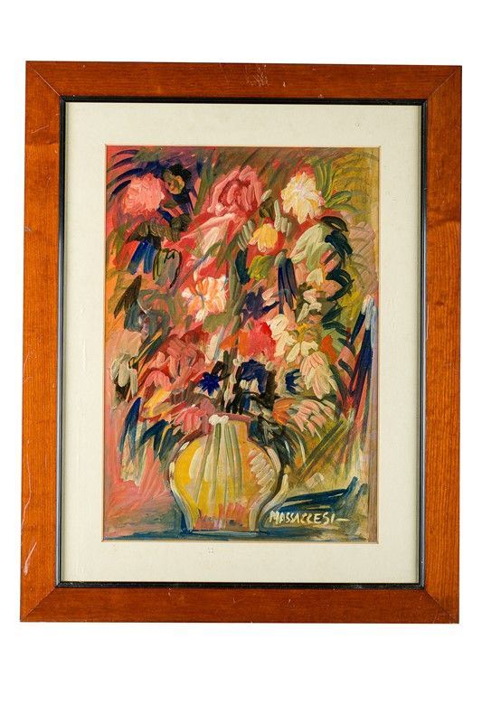 Giovanni Massaccesi - Still life with flowers