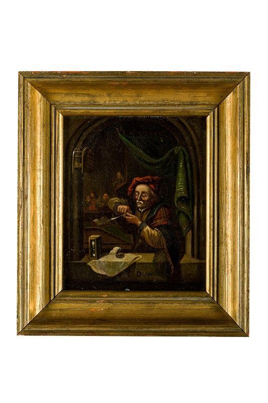 Gerard Dow, copia da - Il vecchio maestro di scuola