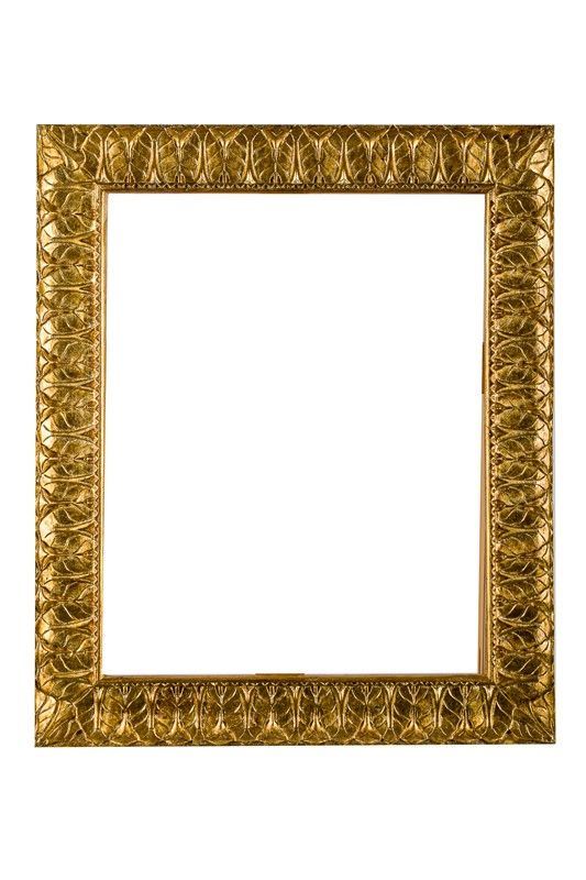 Frame in gilded wood