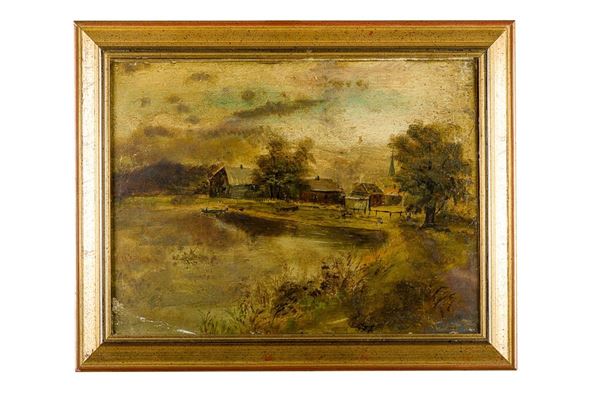 Village on the river