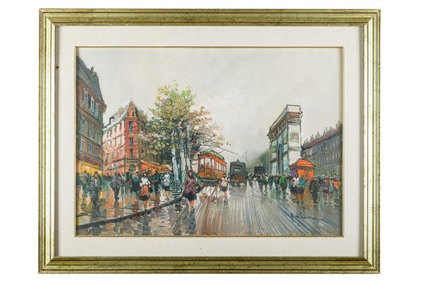 Gerardo Giulio De Simone - Street of Paris