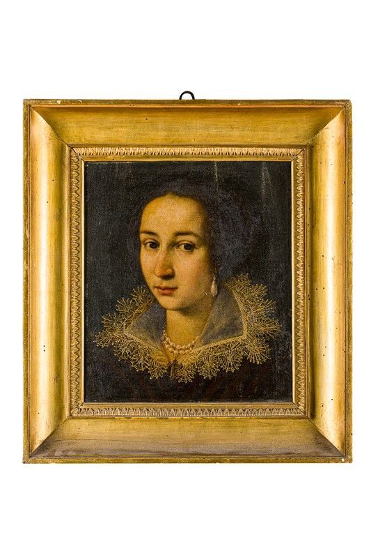 Painter active in Rome in the 16th-17th century, Portrait of a lady