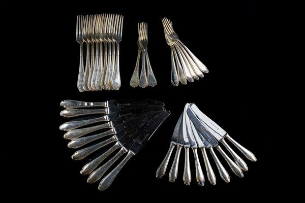 800 silver cutlery set