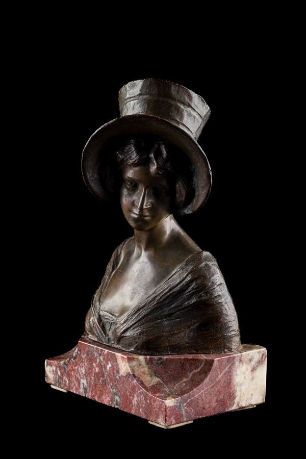 Giorgio Ceragioli - Donna con cappello