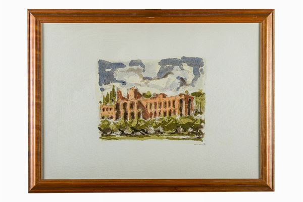 Franco  Marzilli - Scorcio di Roma
