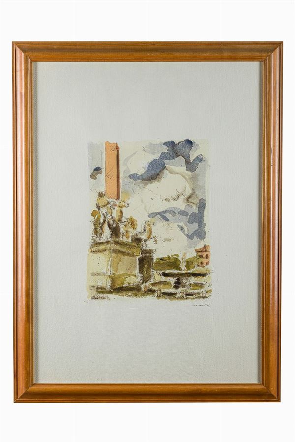 Franco  Marzilli - Scorcio di Roma