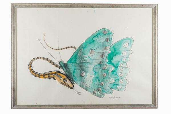 Aldo Turchiaro - Butterfly and snake