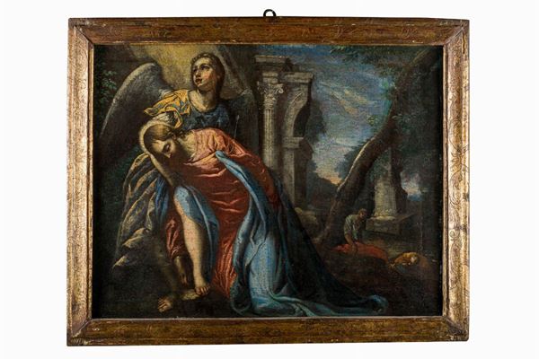 Cristo con angelo