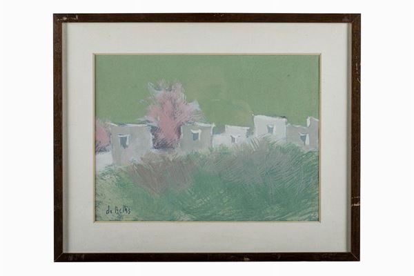 Paesaggio con case