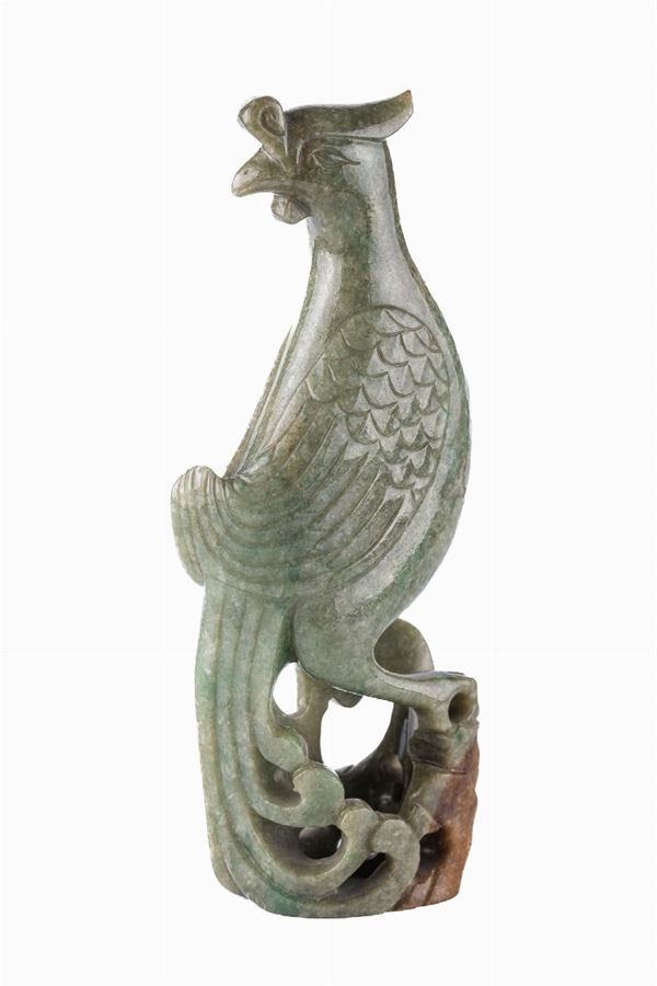 Apple green jade phoenix