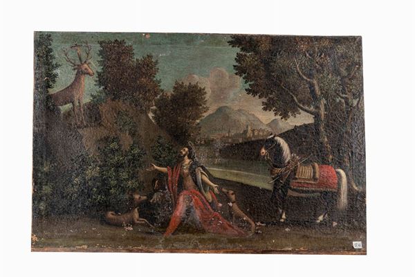 Scuola del XVIII secolo - San Rocco di Montpellier