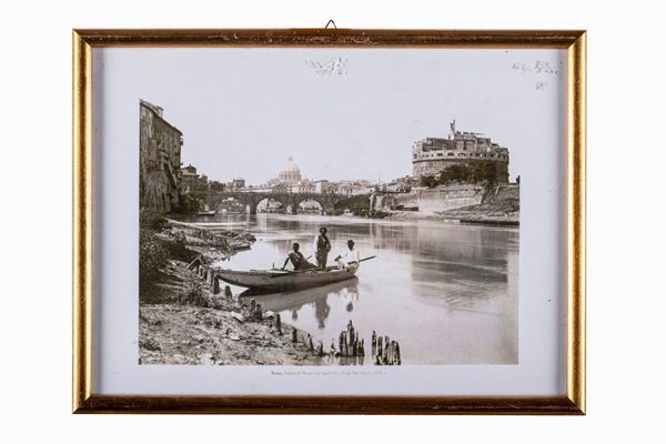 Castel Sant&#39;Angelo con barcaroli