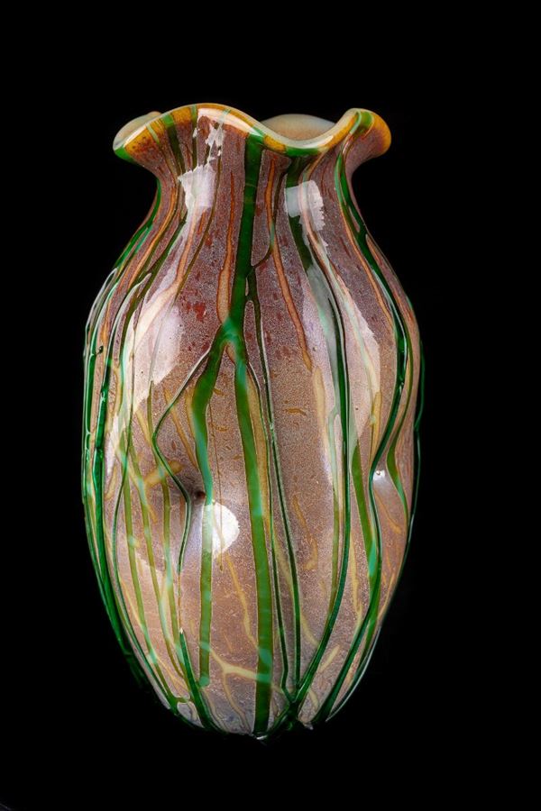 Murano glass vase
