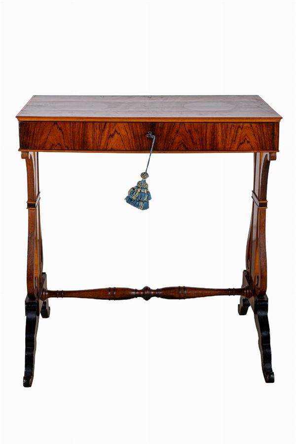 Writing desk in rosewood