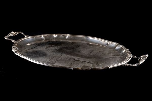 Tray in 800 silver