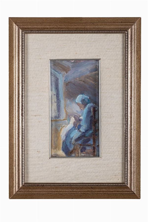 Old woman at the window
