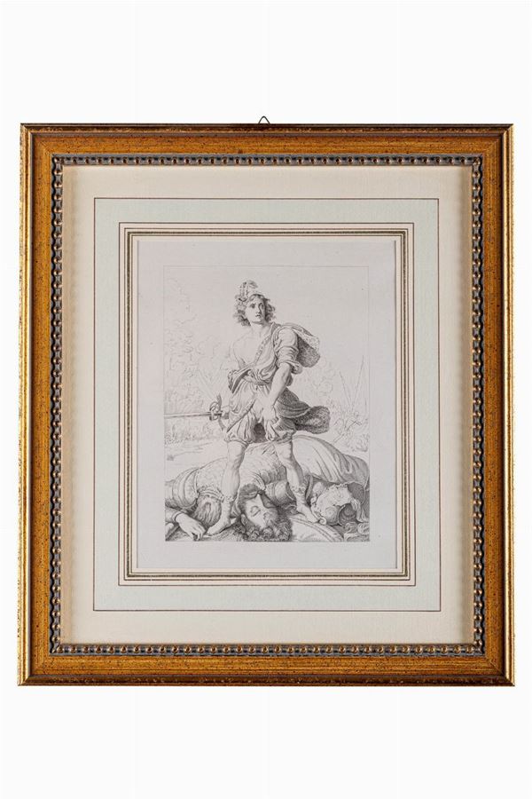 Giovanni Fosella - Davide e Golia, da Onorio Marinari