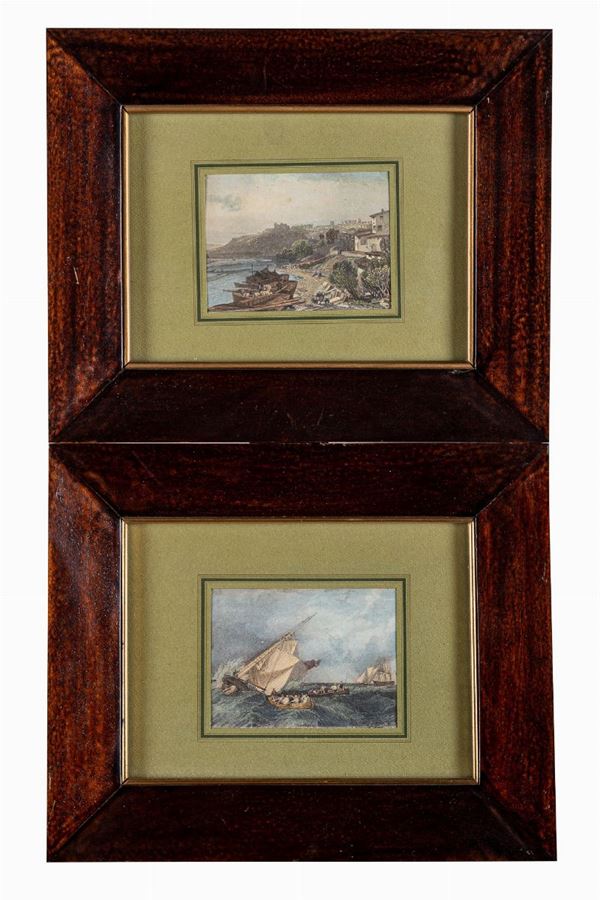 Pair of engravings