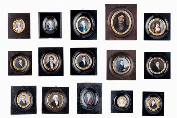 Collection of 15 miniatures