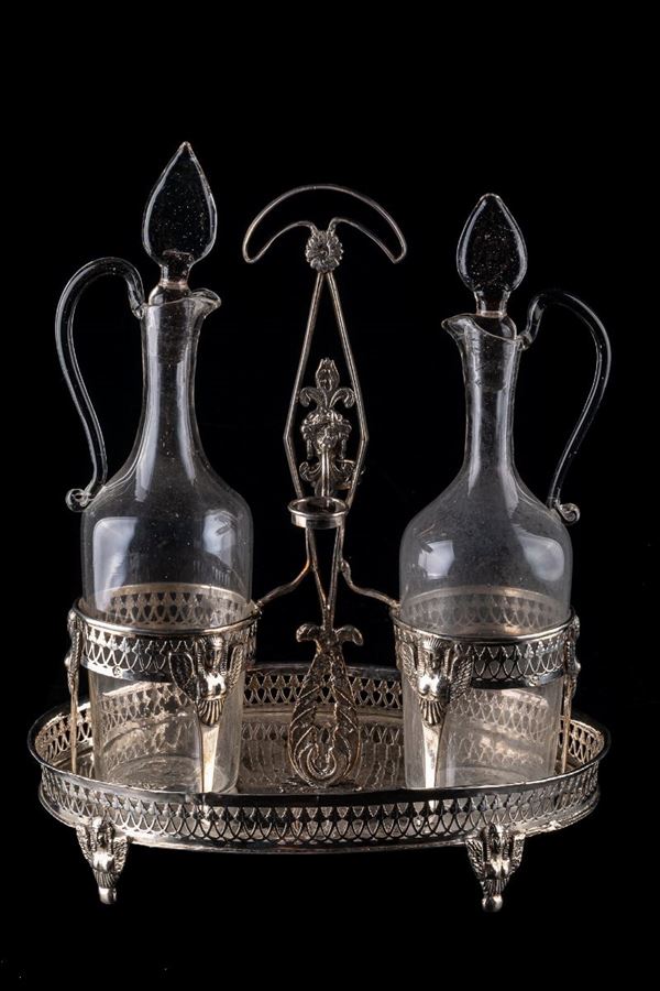 Silver cruet