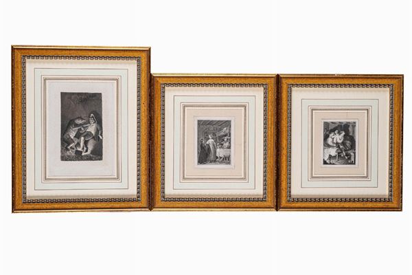 Giovanni Fosella - Three engravings