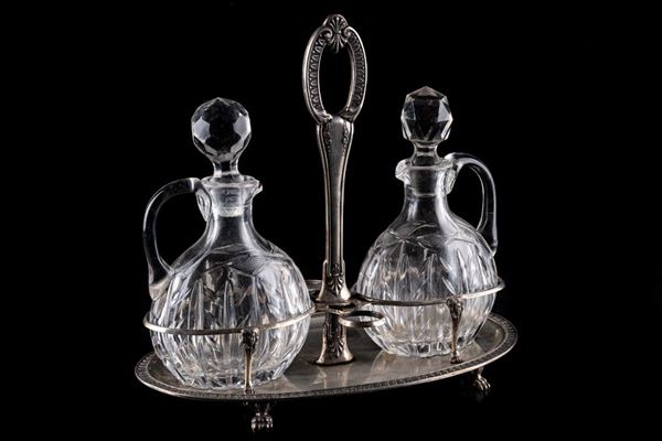Silver vinegar bowl
