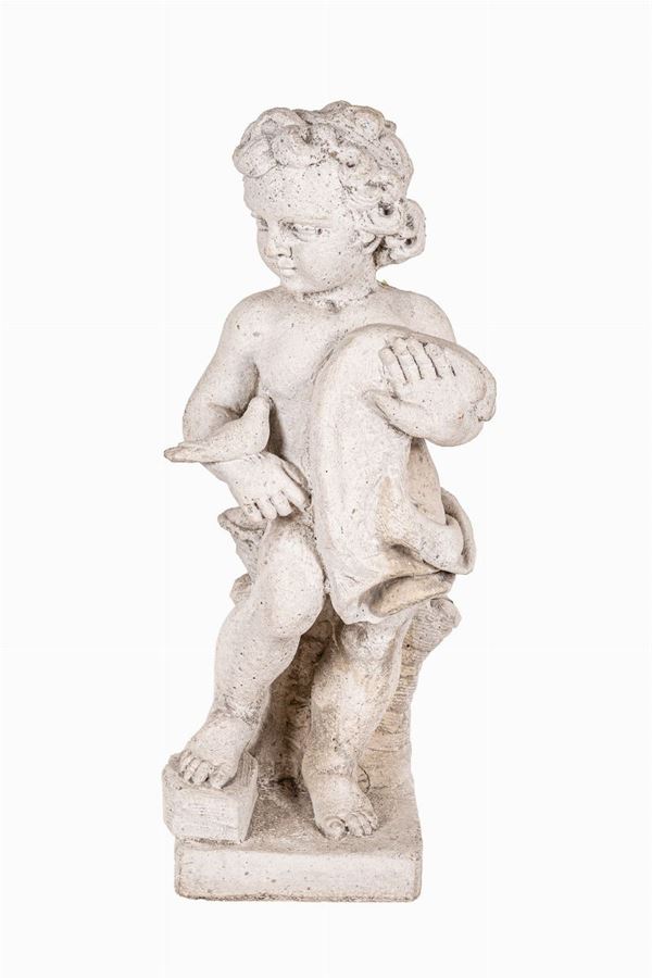 Putto in cemento
