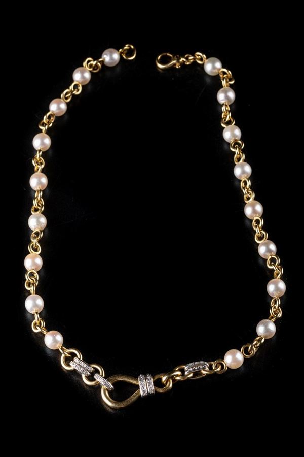 Collana in oro 750