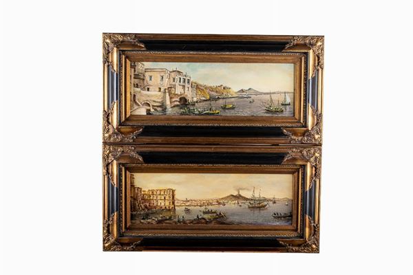 Pair of Neapolitan views