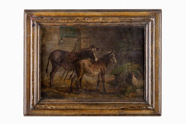 Pair of donkeys