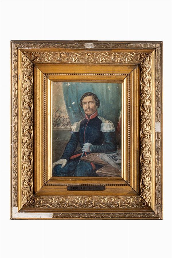 Portrait of military man