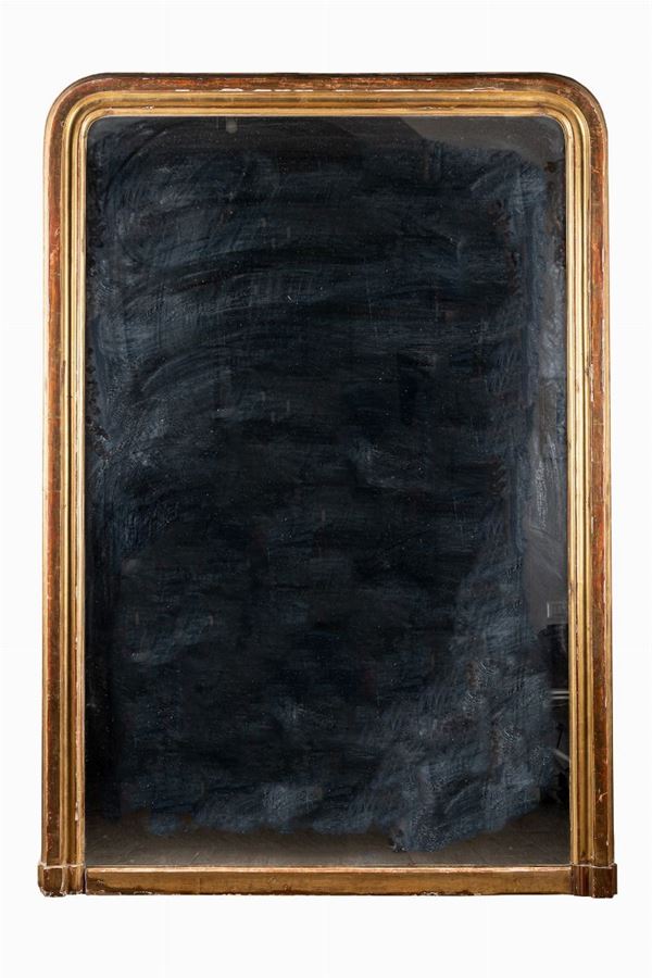 Mirror in gilded wood