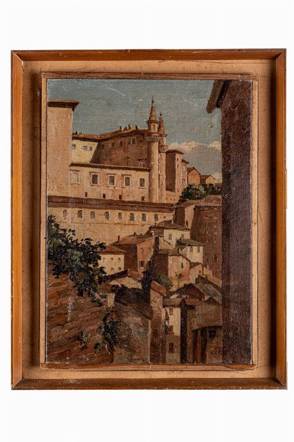 View of the city of Urbino
