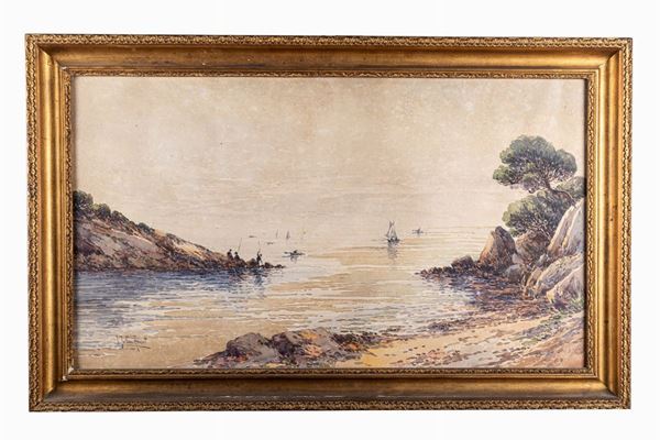 Louis Jullien Rousset - Fishermen by the sea