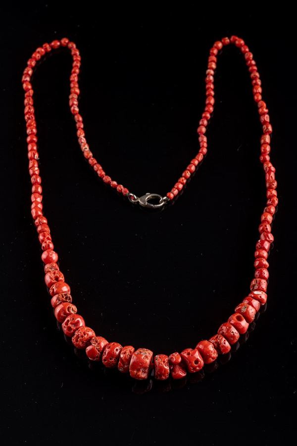 Collana in corallo