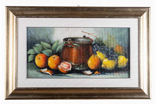 Nicola Maciariello - Still life with copper pot