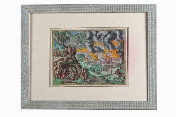 Pieter II Van der Borcht - Biblical scene